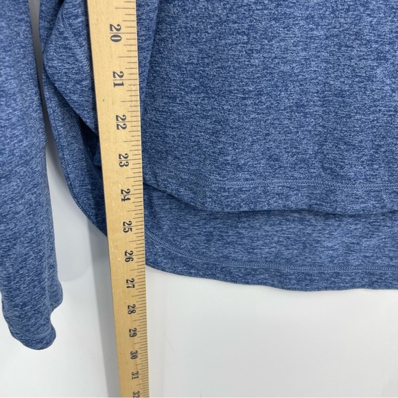Athleta Uptempo Women's Hoodie Sweatshirt Blue 382882 Tunic Top Size XS - Picture 3 of 7